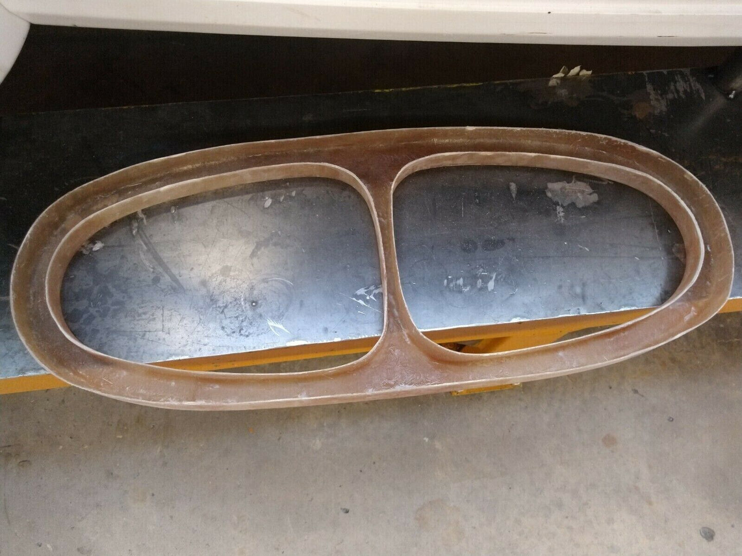 Willys rear window garnish moulding surround only no garnish(fiberglass), 1940, 1941 - Item A3