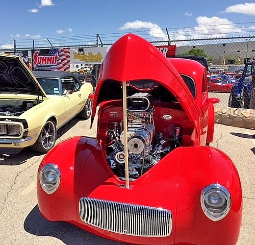 Willys coupe front end grill, gasser, hot rat rod, drag racing - 1940 1941