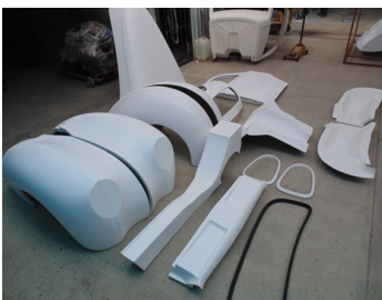 Willys 1941 Hood and Grill Area & Front Fenders - ONLY !!