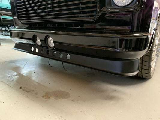 Chevrolet / GMC pick up truck front bumper w/ custom fog lamps, fits year 1973 1980 - [item B6]