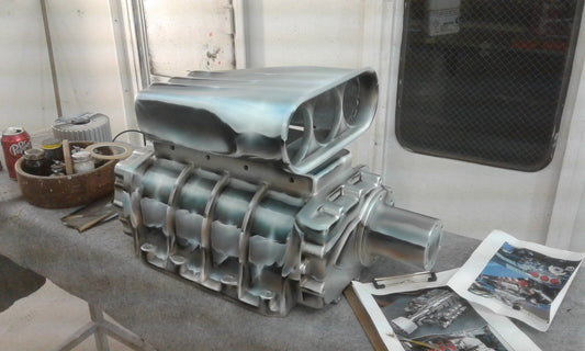 Engine 6-71  blower / supercharger replica only! wall art, man cave, hot rat rod scoop - [item H2]