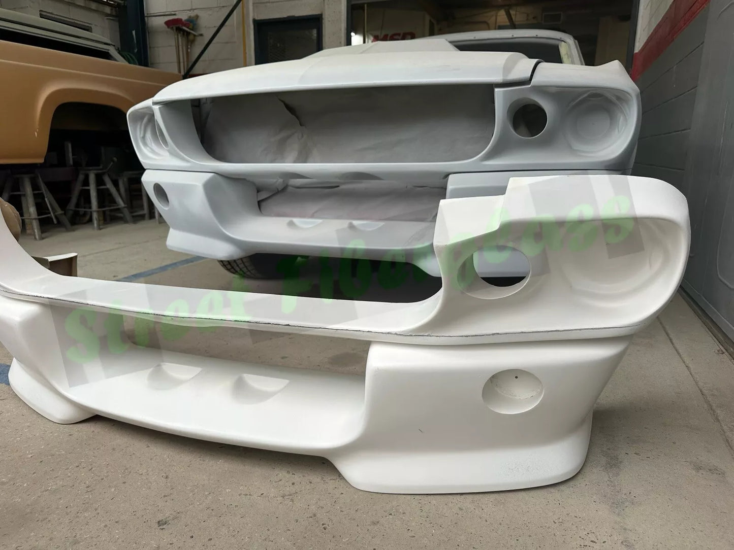 1967,67 Ford Mustang Eleanor GT500 Front end, bumper cover 2-pieces