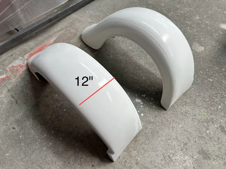 1935, 1936, 1937 Ford Pickup rear fenders hot rat rod restomod fibergl ...