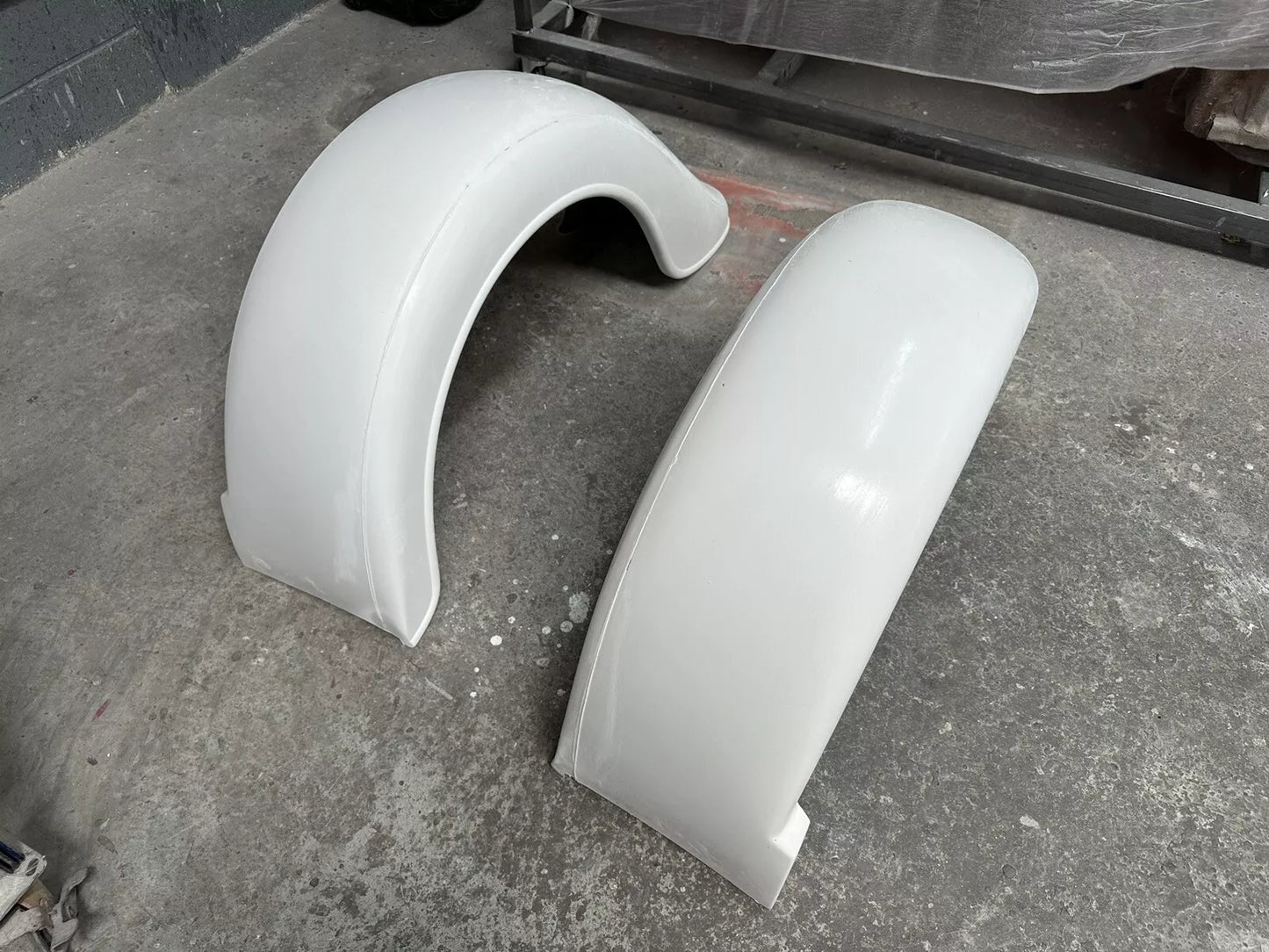 1935, 1936, 1937 Ford Pickup rear fenders hot rat rod restomod fiberglass gasser, pair