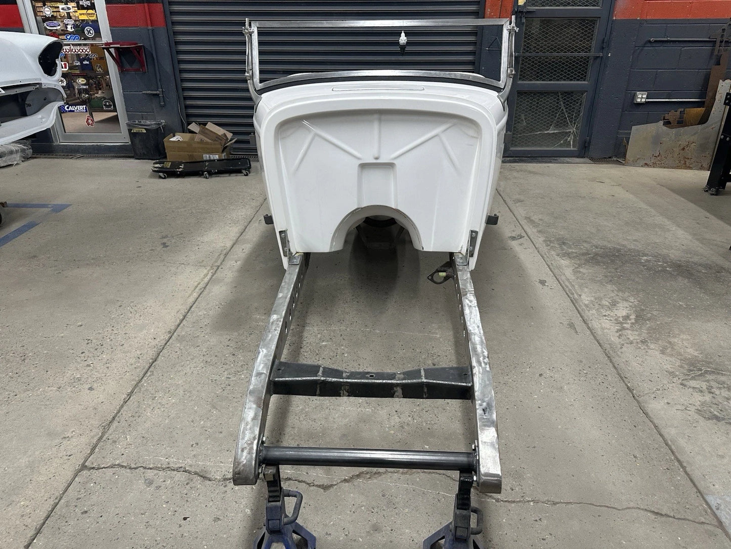 1932 ford Roadster fiberglass body And Chassis/frame channeled hot rat rod