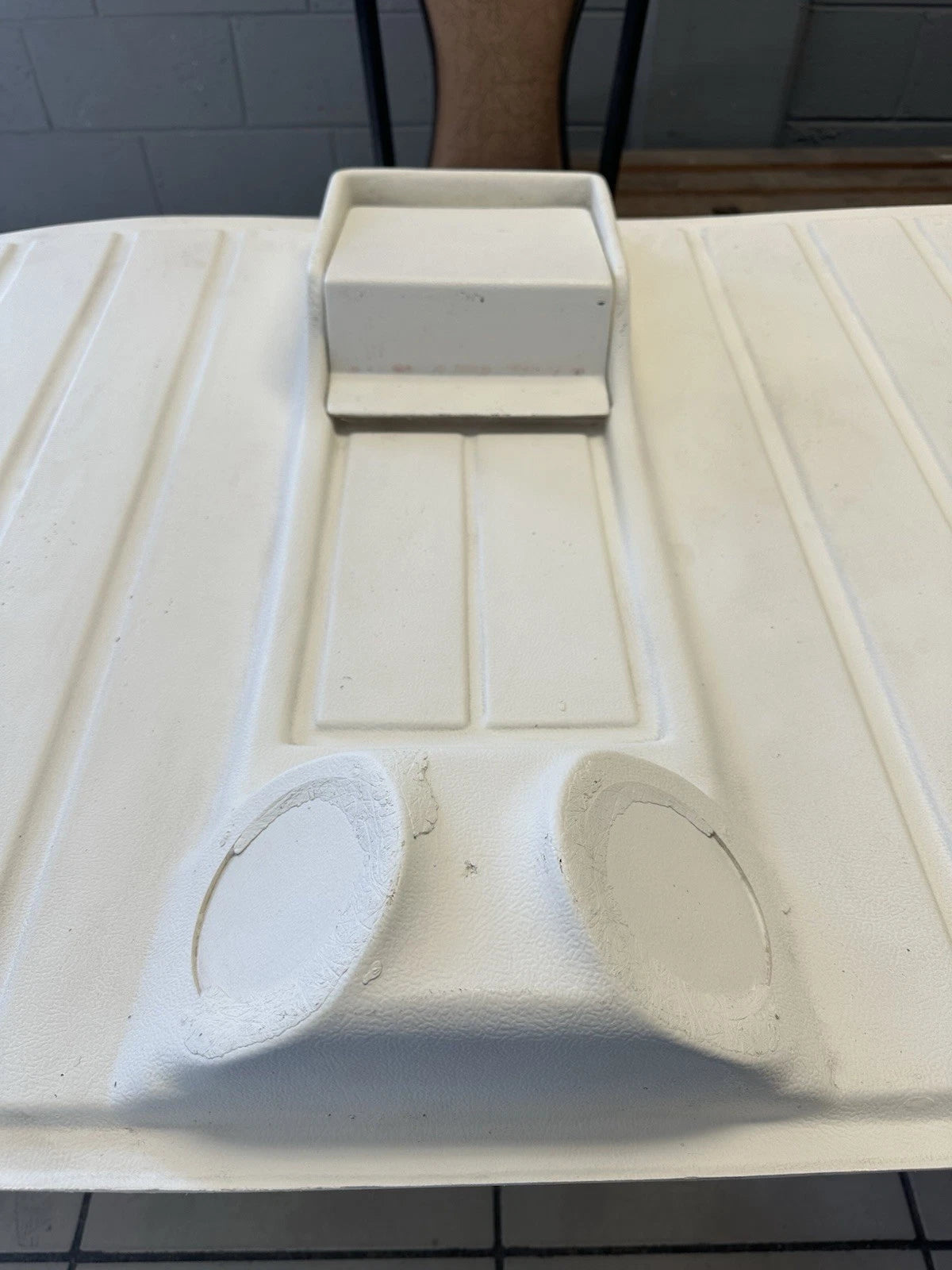 1967-1972 Ford pickup custom headliner Fiberglass F100, speaker, sun visor