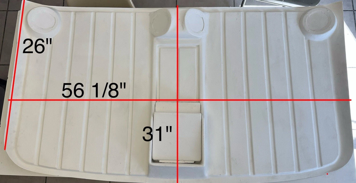 1967-1972 Ford pickup custom headliner Fiberglass F100, speaker, sun visor