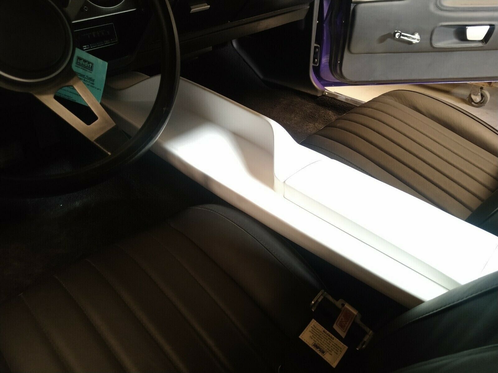 1968-1970 Chevelle Cutlass Center Console – Pro Touring Fiberglass Unfinished Gray